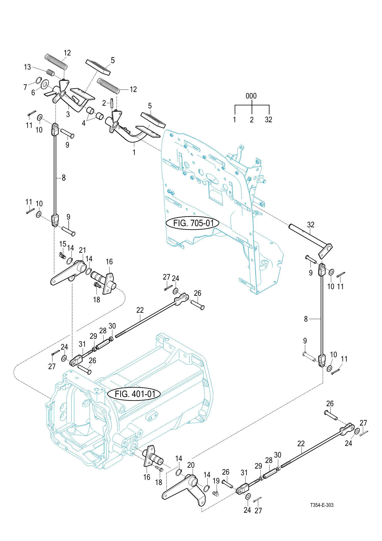 303 - BRAKE PEDAL
