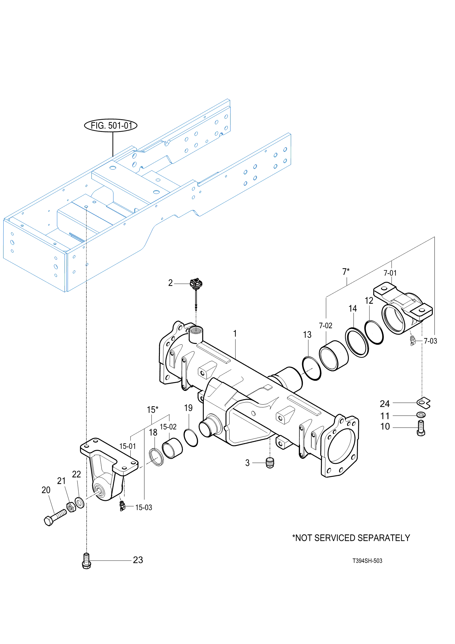 503 - FRONT AXLE HOUSING (2021-07-31 ~)