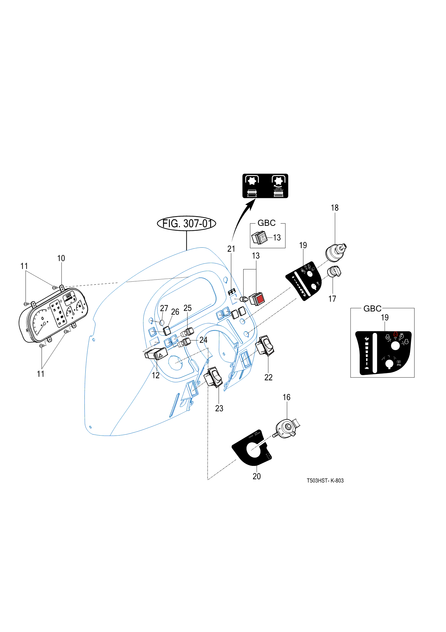 803 - INSTRUMENT PANEL