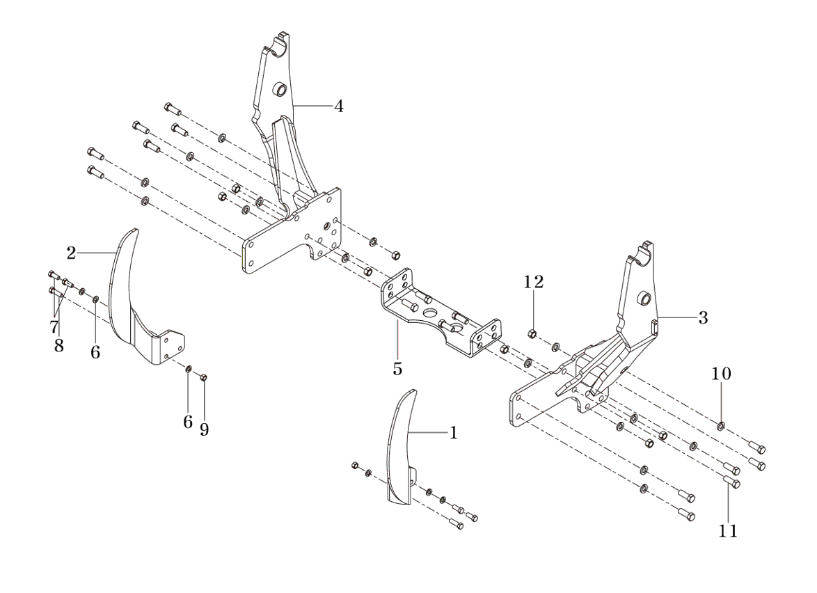 003 - MOUNTING FRAME ASSEMBLY