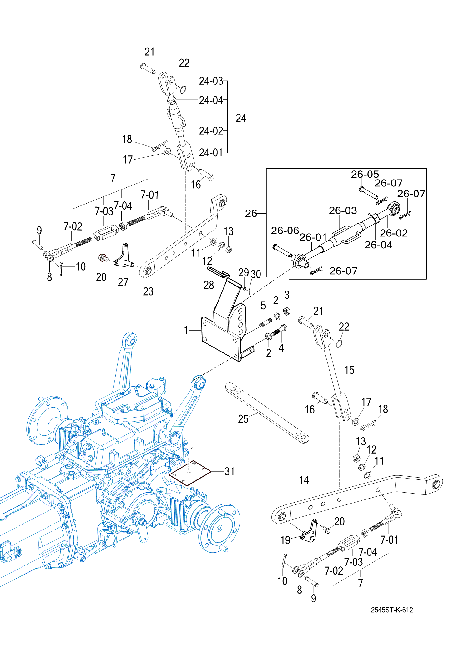 612 - 3-POINT LINK