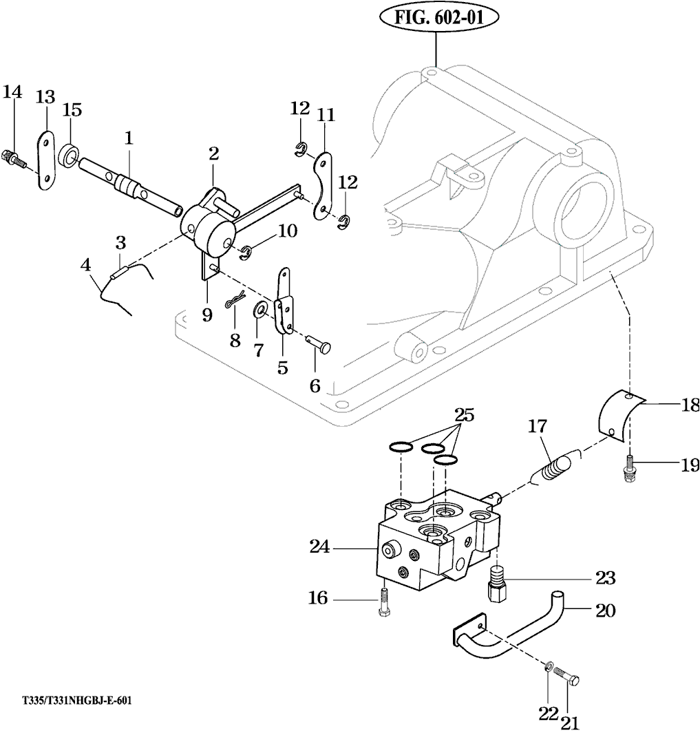 603 - CONTROL VALVE LINKAGE
