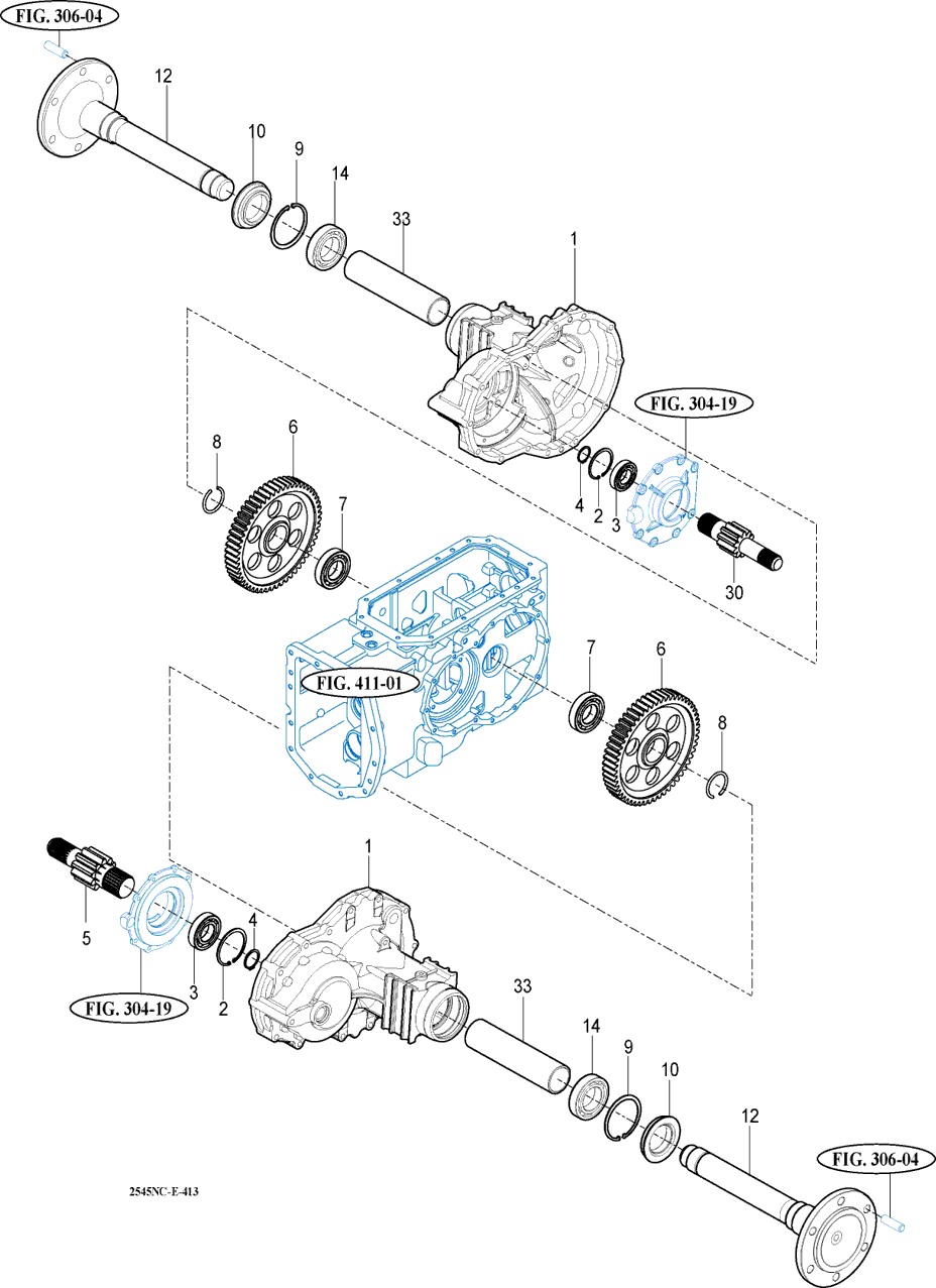413 - REAR AXLE HOUSINGS (2)
