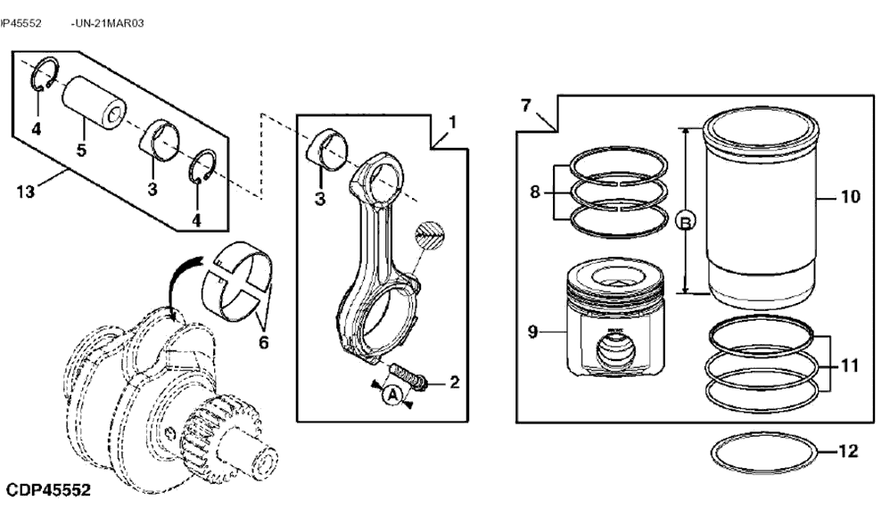 E10 - CONNECTING ROD & BEARINGS