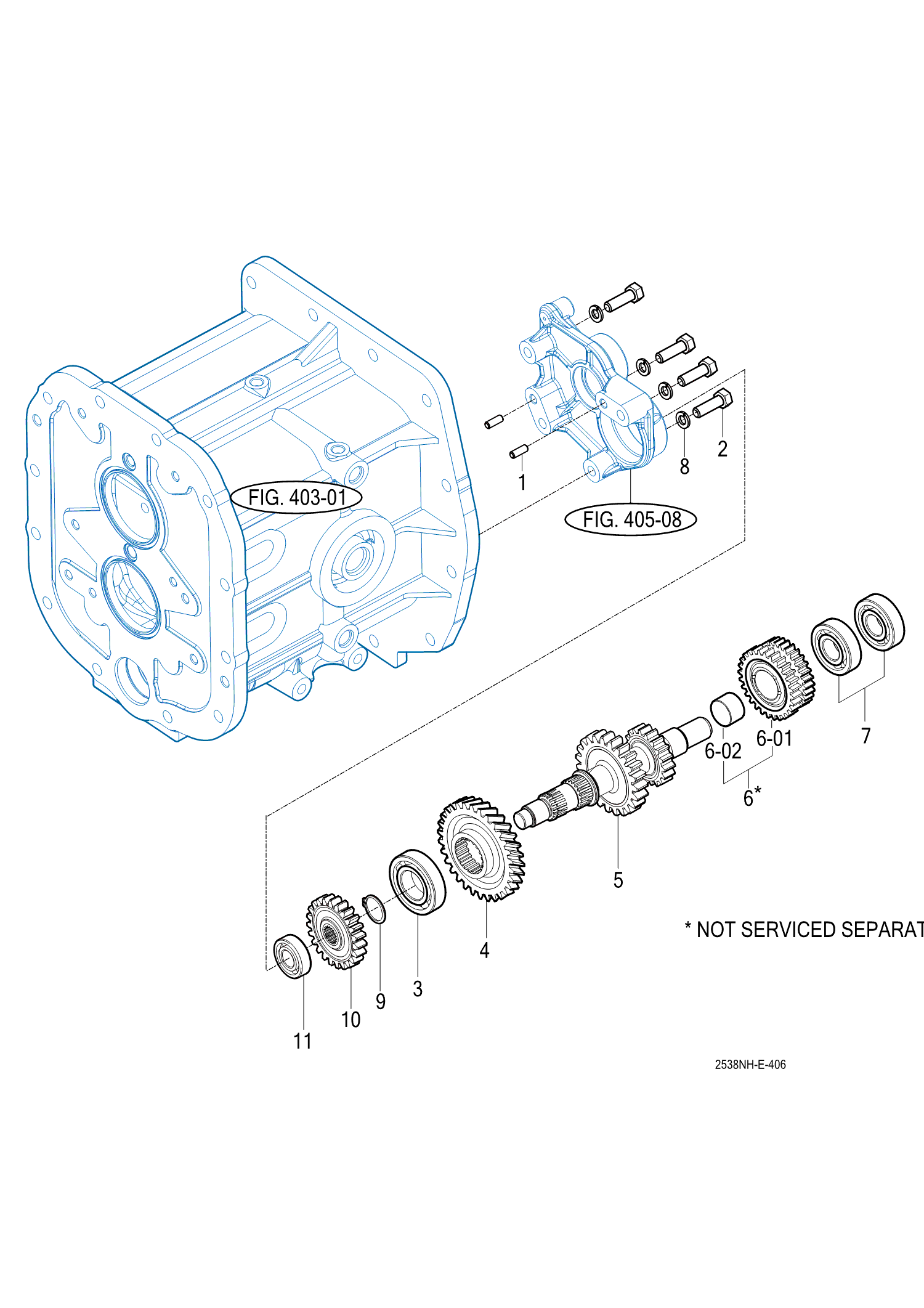 406 - SUB CHANGE GEARS