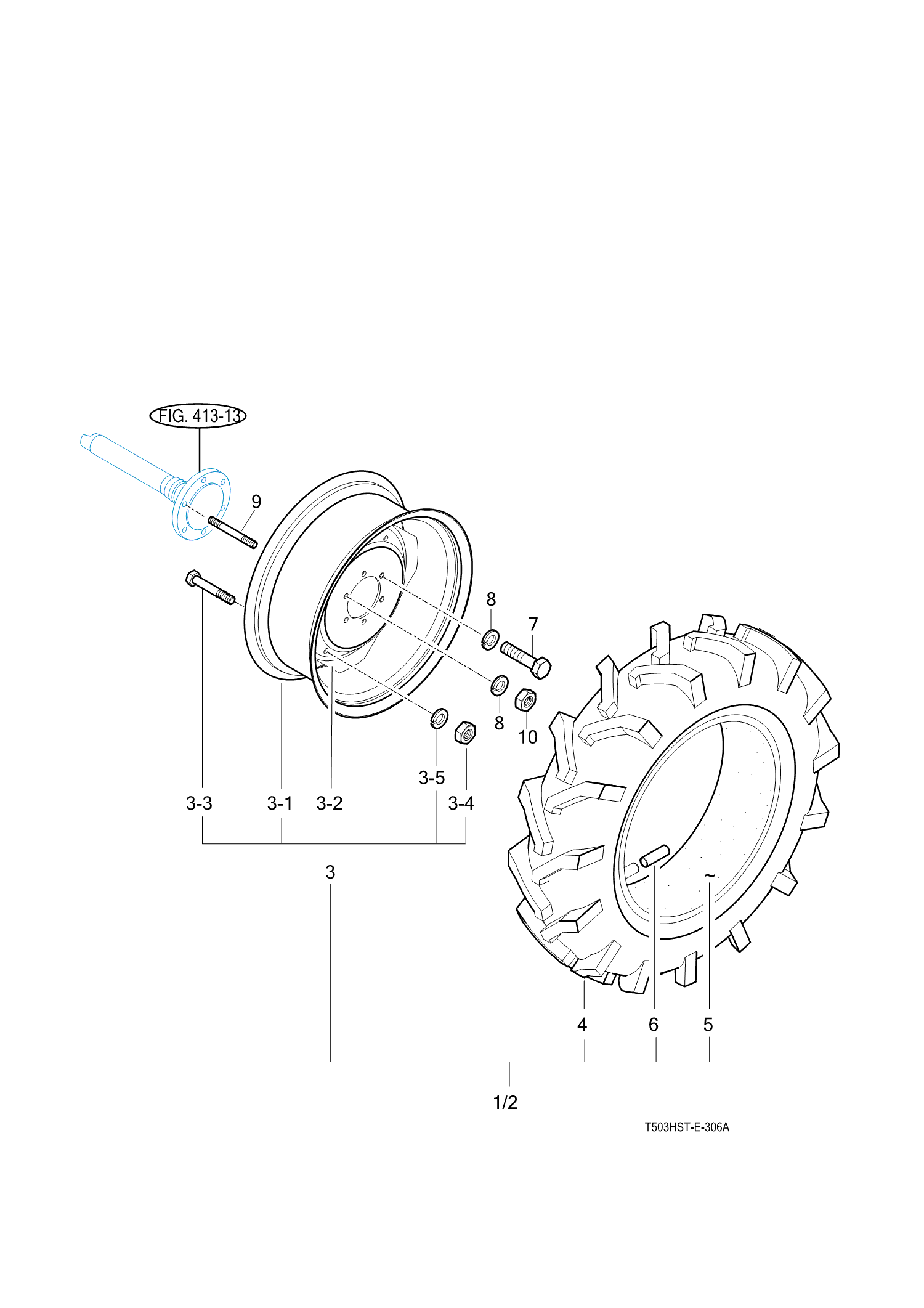 306A - REAR WHEEL