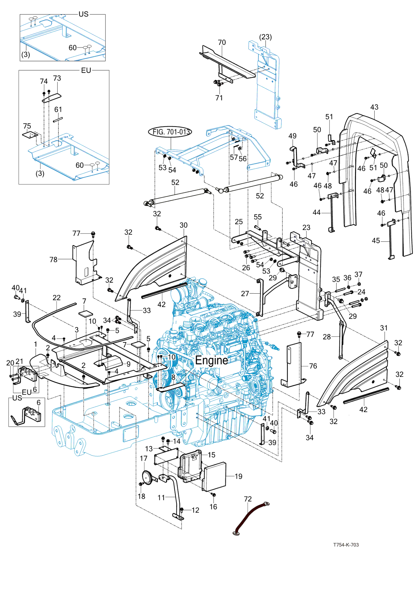 703 - SIDE SUPPORT & FRAME HOOD (2023-02-01 ~)