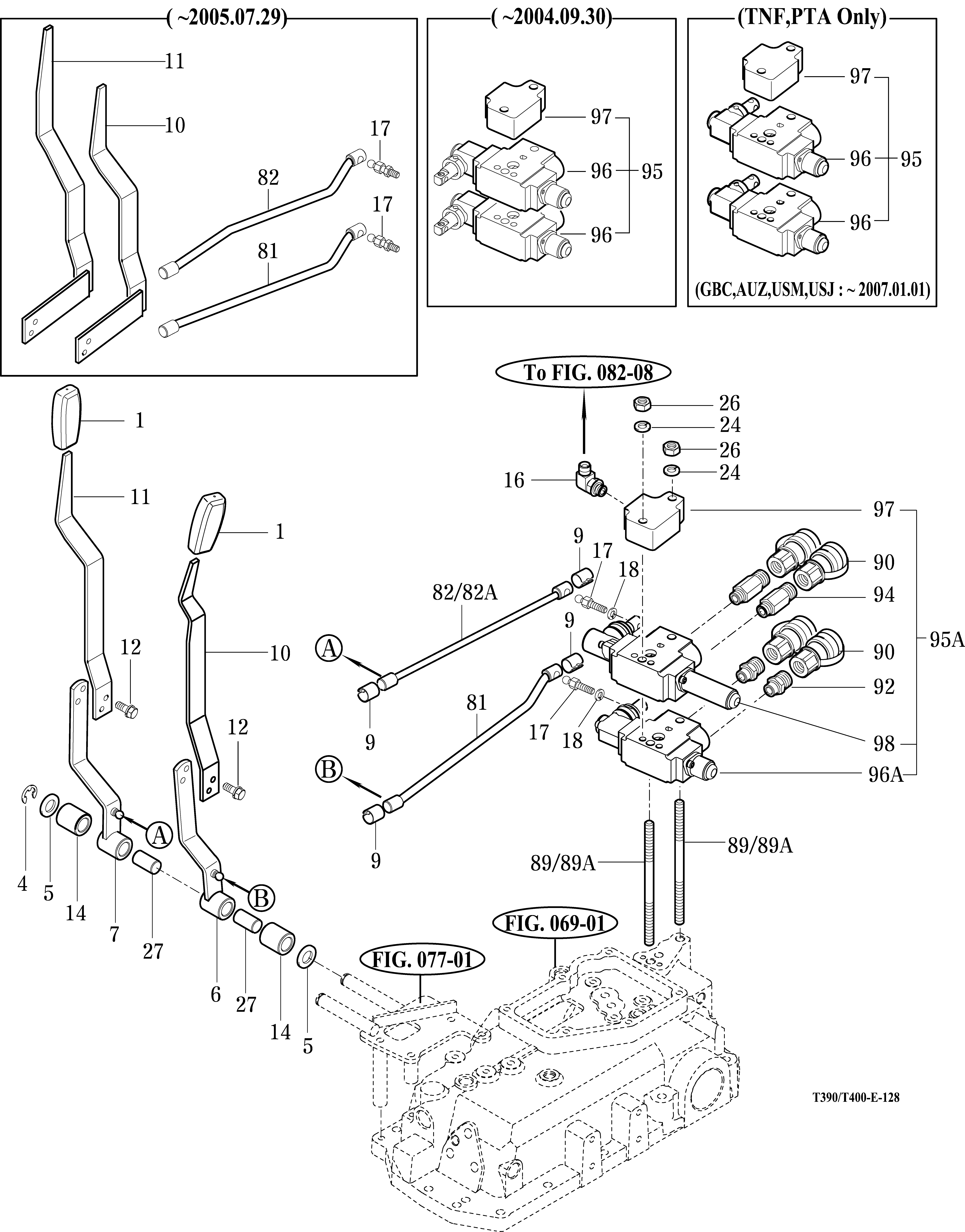 128 - EXTERIOR HYD. VALVE