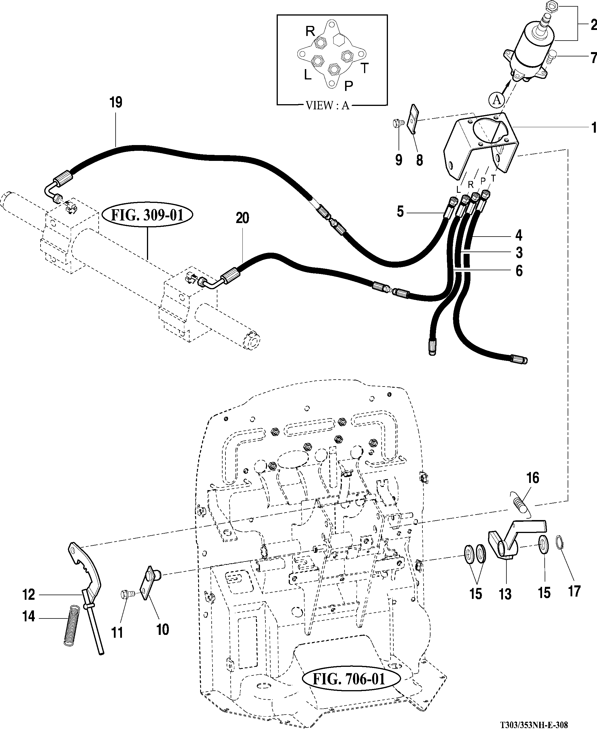 308 - STEERING VALVE & TILT
