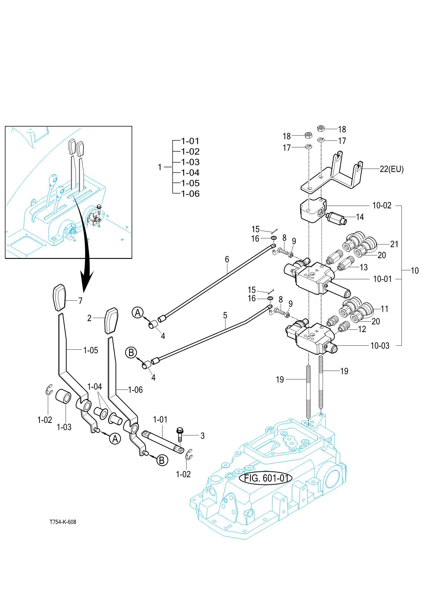 608 - EXTERIOR HYD. VALVE (2015-08-24 ~)