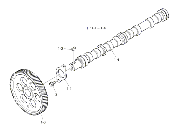 114 - CAMSHAFT ASSY