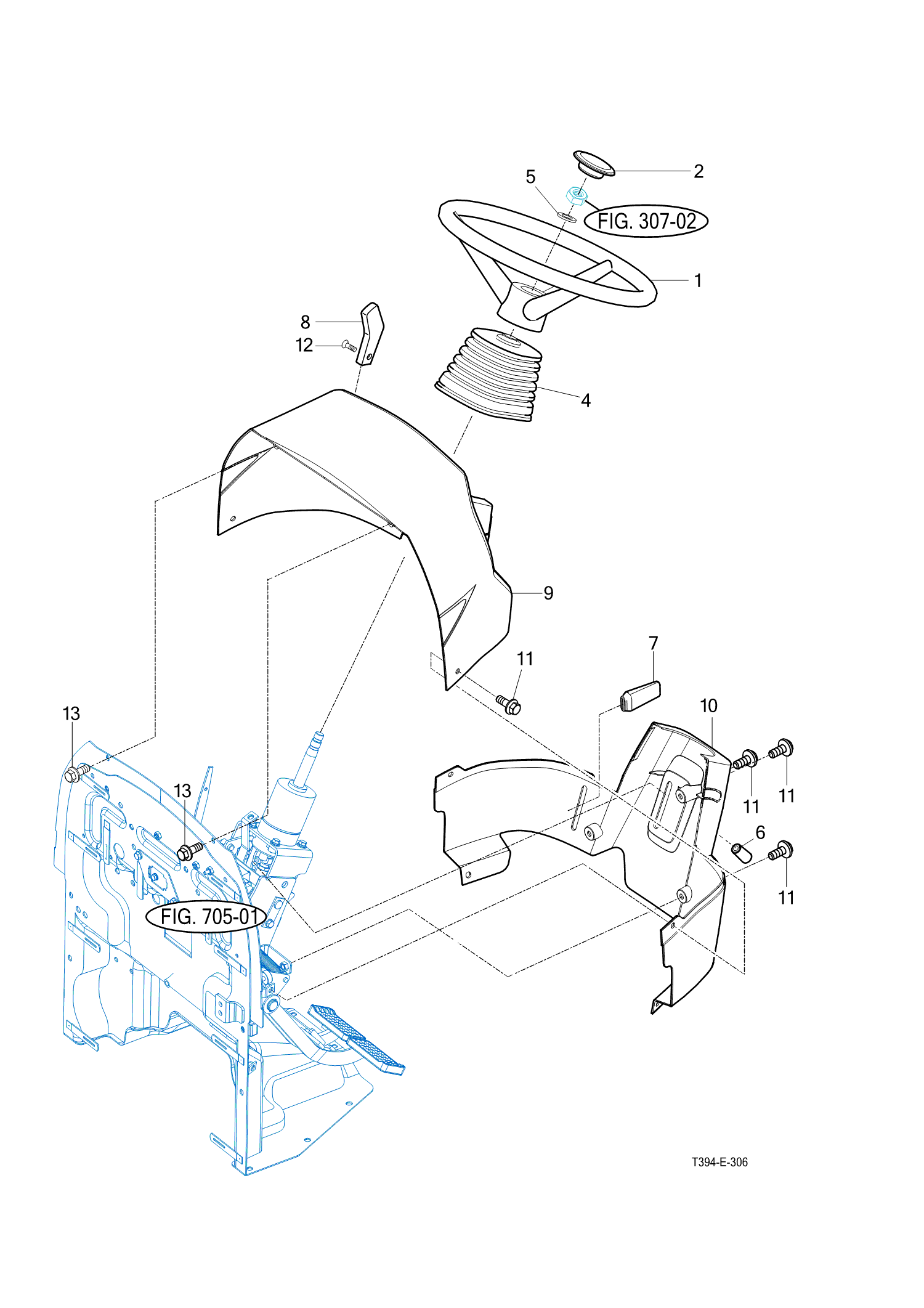 306 - STEERING WHEEL & DASH COVER 306 - STEERING WHEEL & DASH COVER