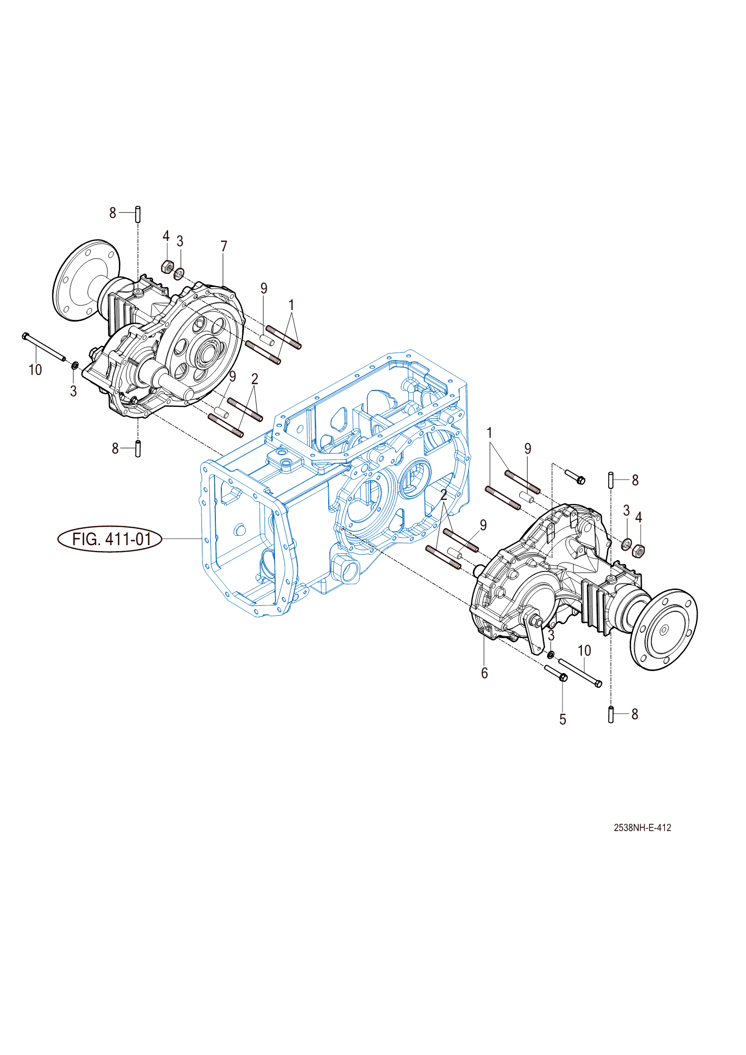 412 - REAR AXLE HOUSINGS (1)