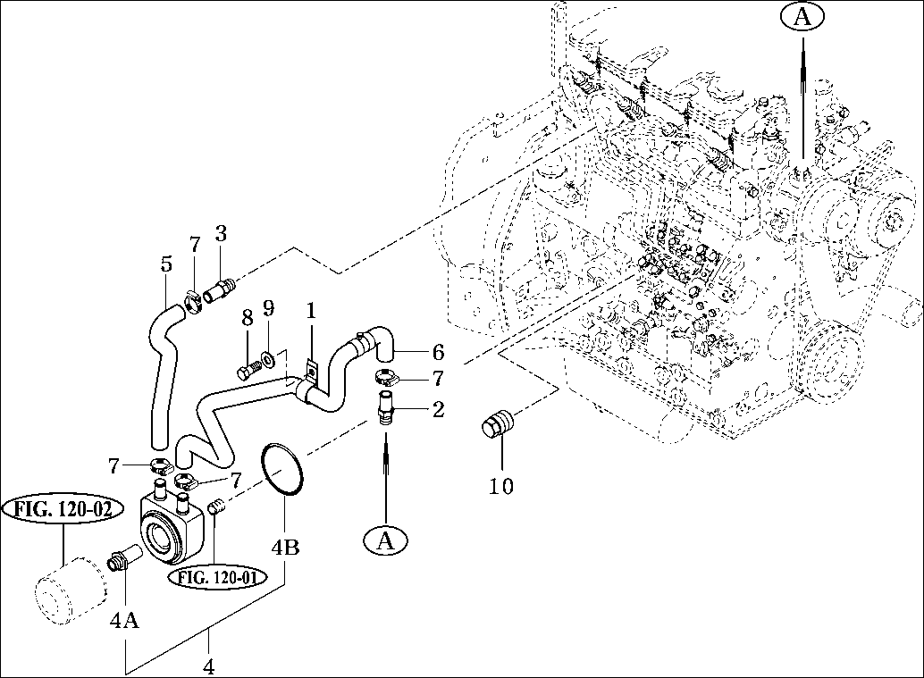 119 - COOLER GROUP-FILTER BASE