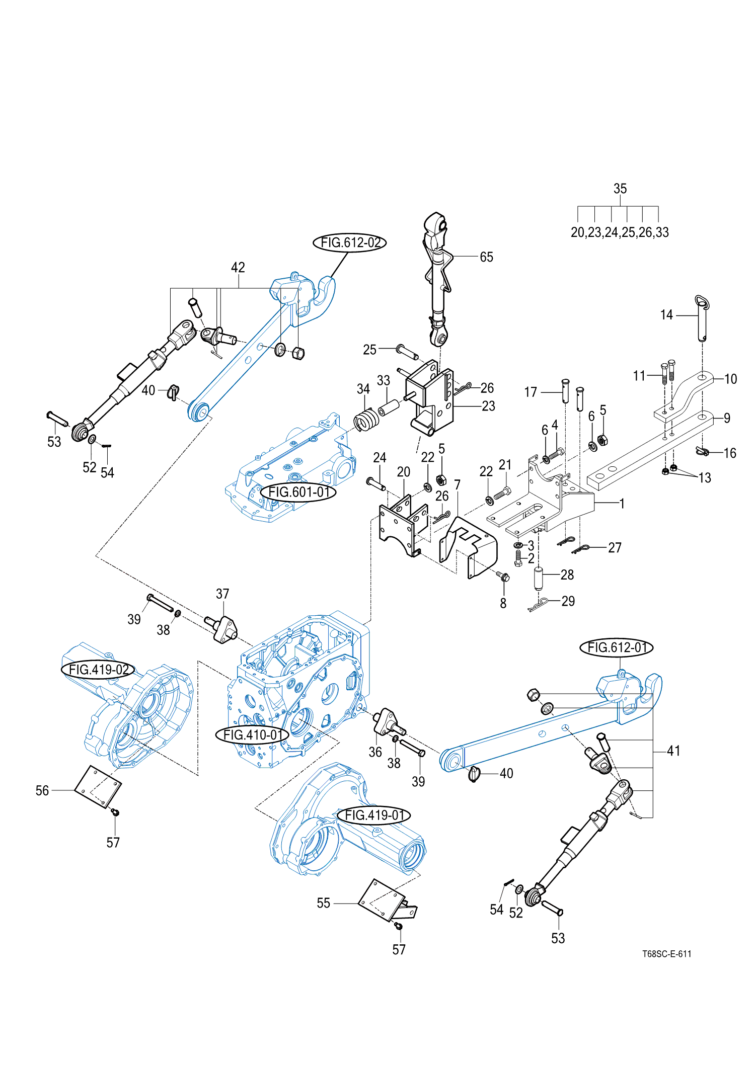 611 - HIT & 3-POINT LINK