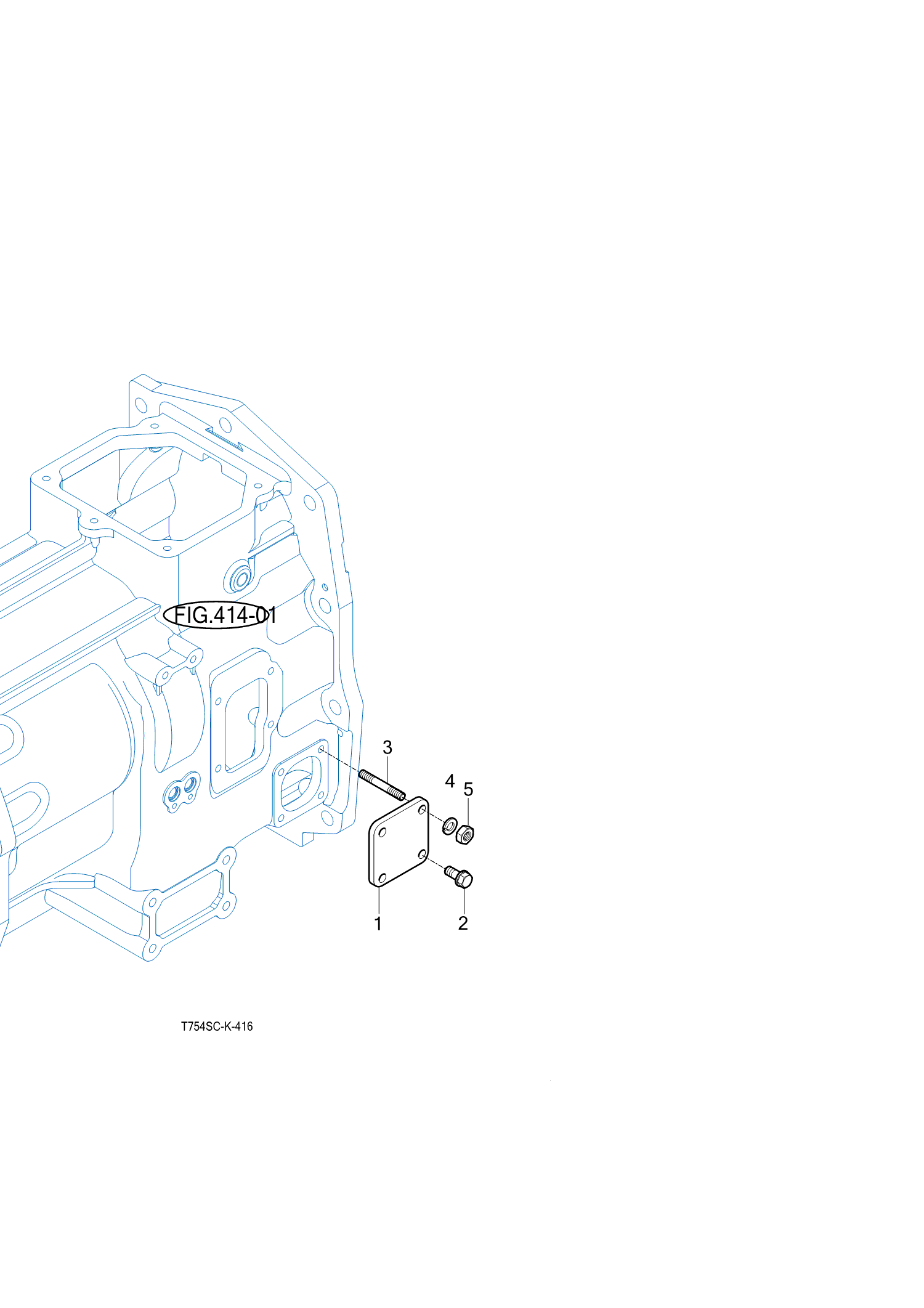 416 - 4WD CHANGE LEVER