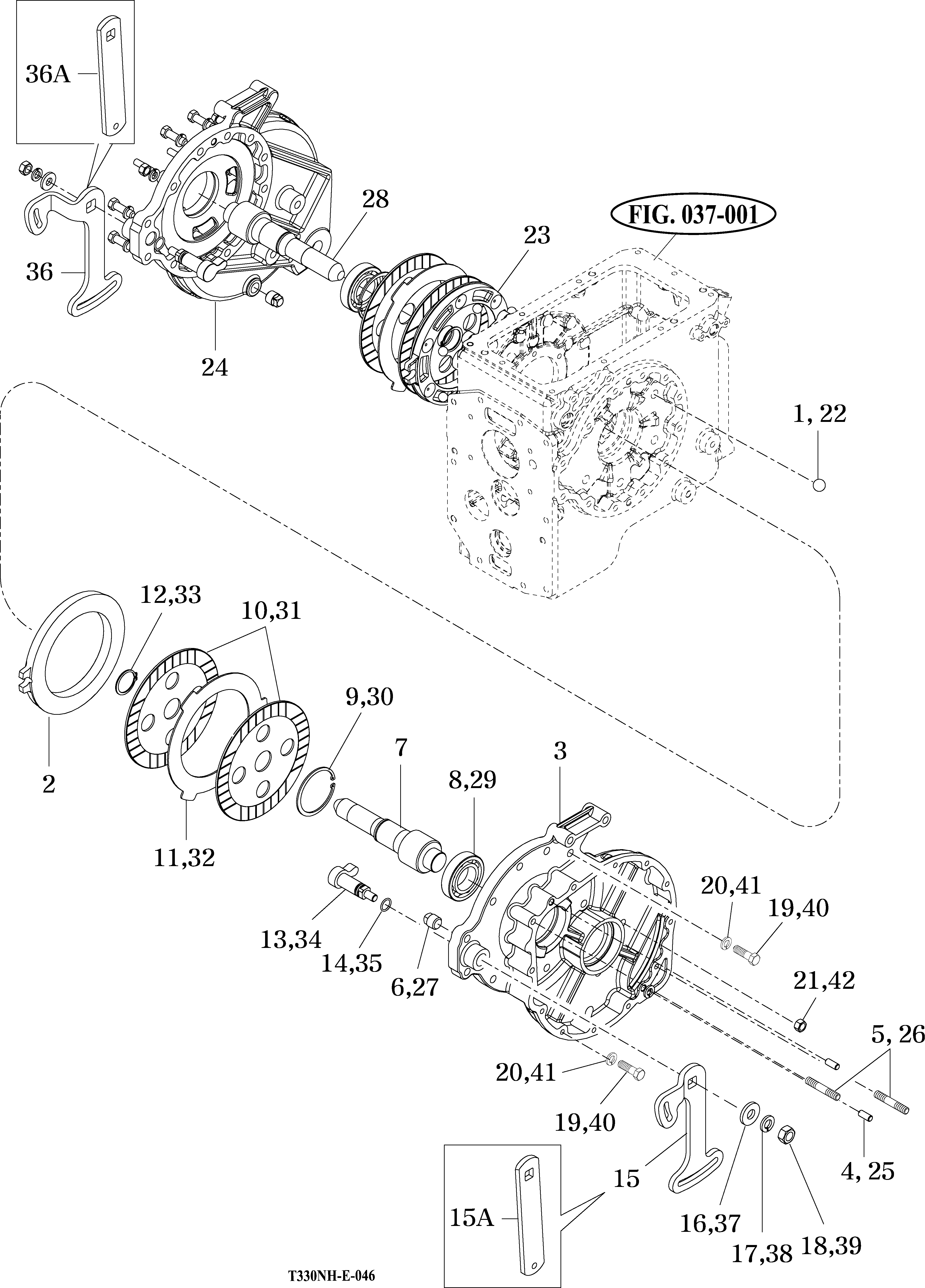 046 - BRAKE PEDAL & LINKAGE