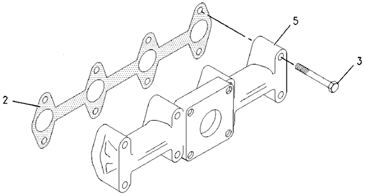 124 - MANIFOLD GROUP-EXHAUST 124 - MANIFOLD GROUP-EXHAUST