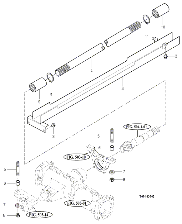 502 - FRONT DRIVE SHAFT