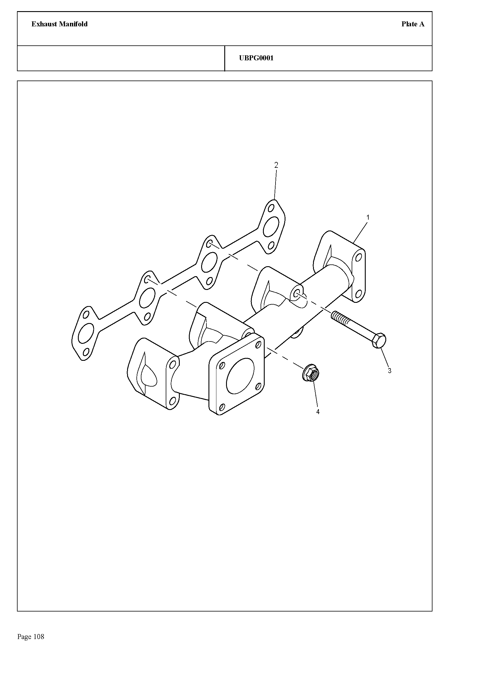 137 - EXHAUST MANIFOLD