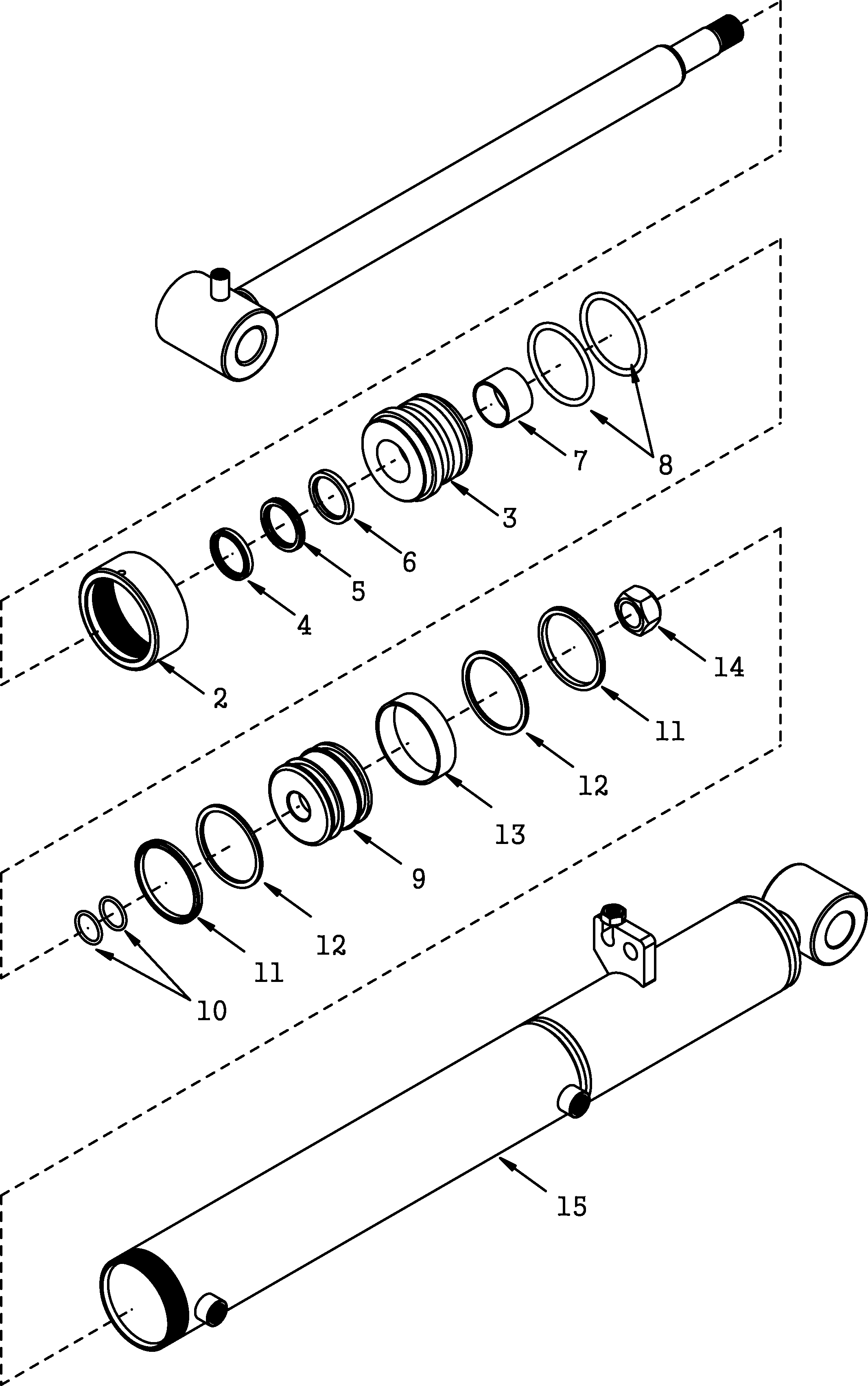 081 - BUCKET CYLINDER (RH)