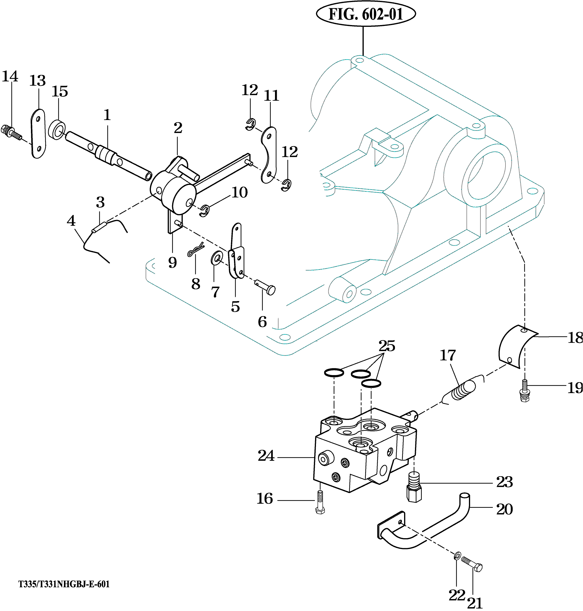 603 - CONTROL VALVE LINKAGE