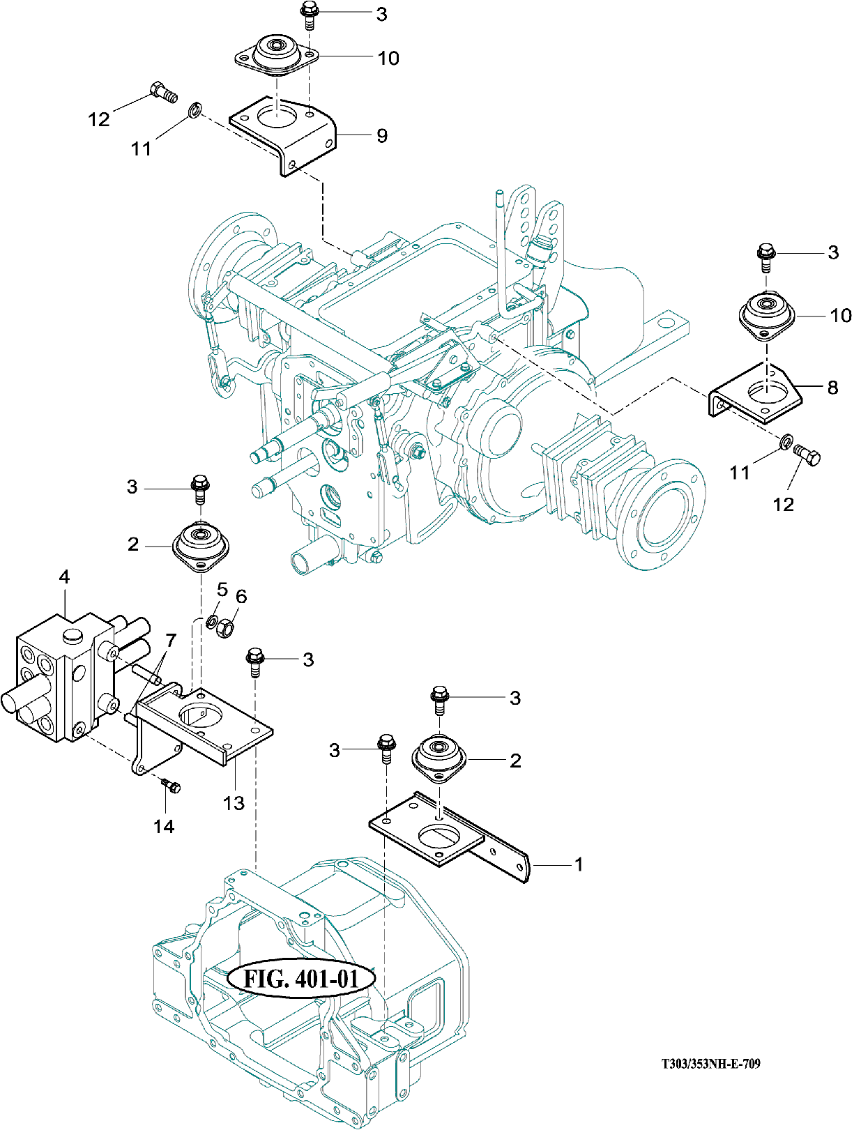 709 - FLOOR MOUNTING