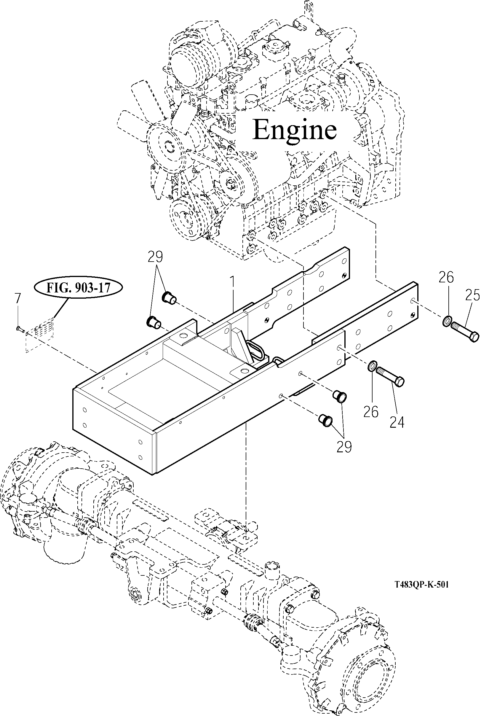 501 - FRONT AXLE SUPPORT