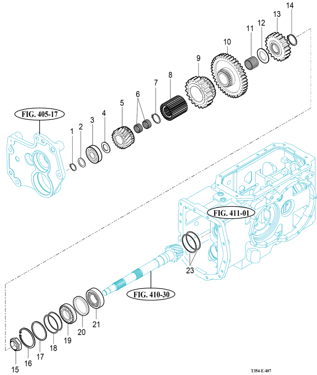 407 - PINION GEARS