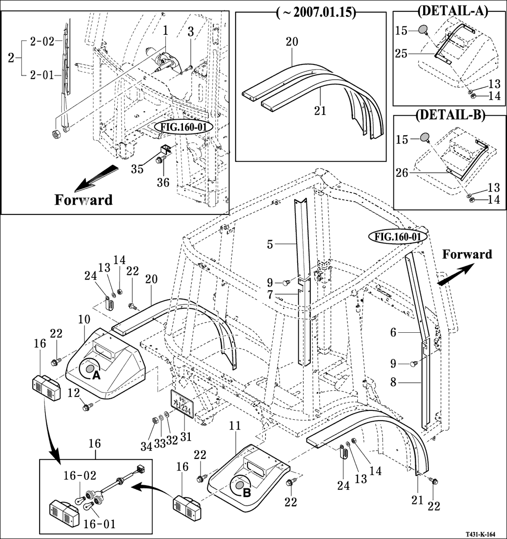 164 - FENDERS AND COVERS