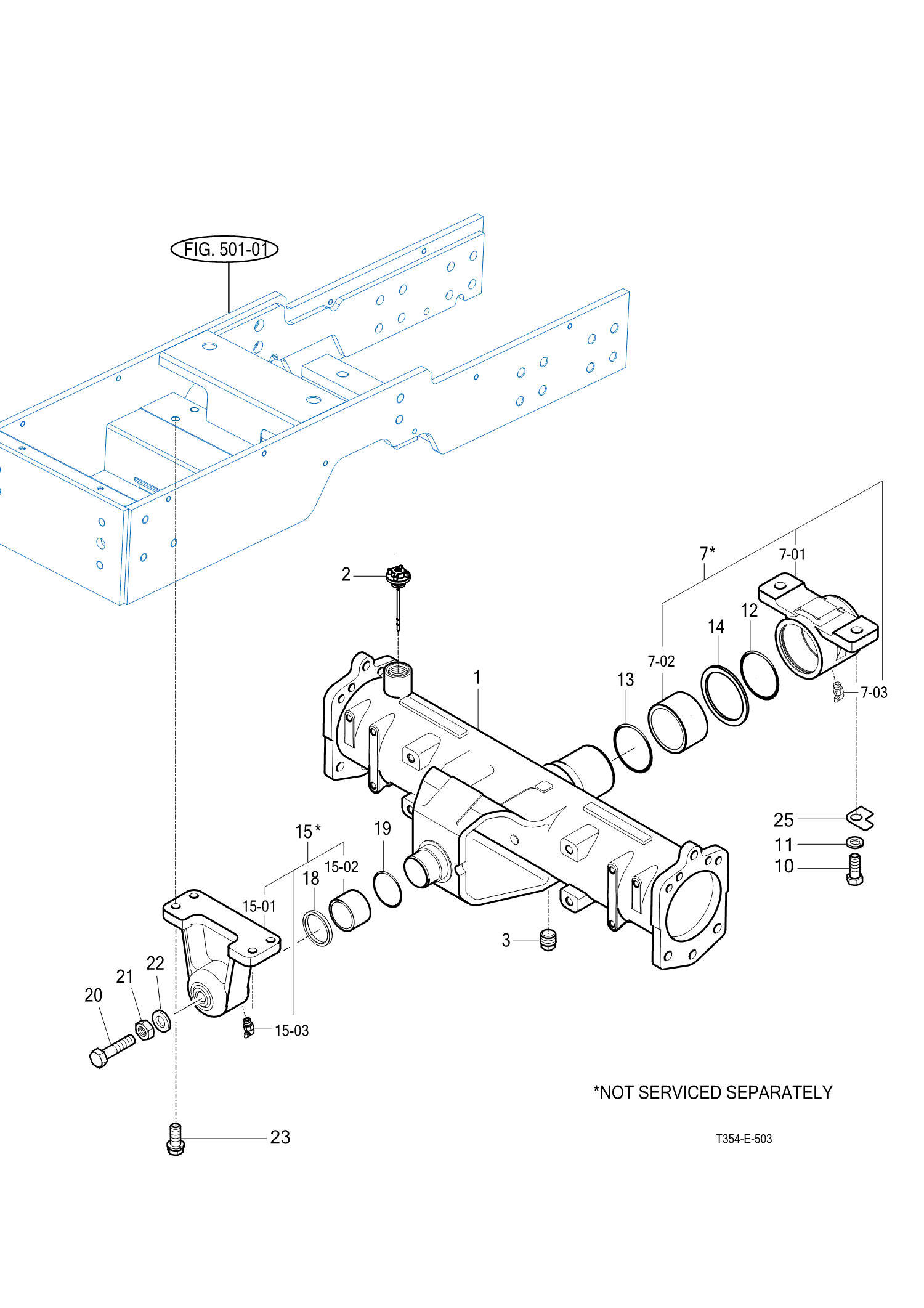 503 - FRONT AXLE HOUSING (2021-07-31 ~)