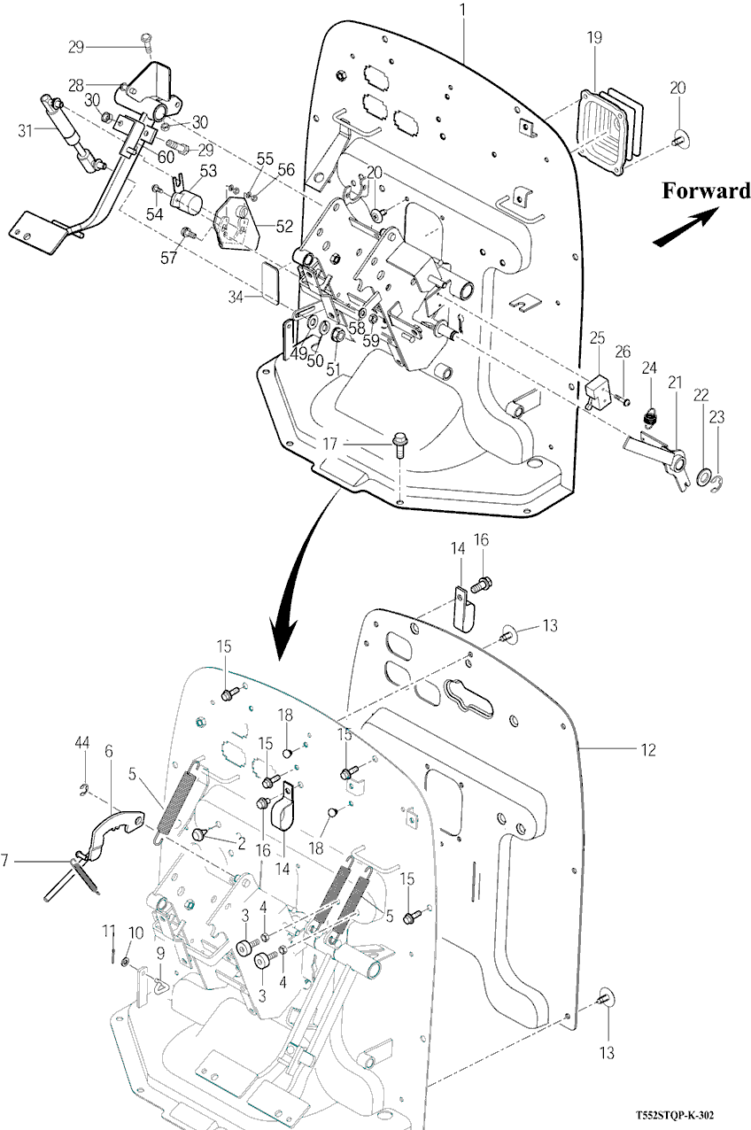302 - CLUTCH PEDAL