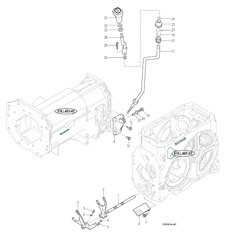 407 - SUB CHANGE SHIFTER