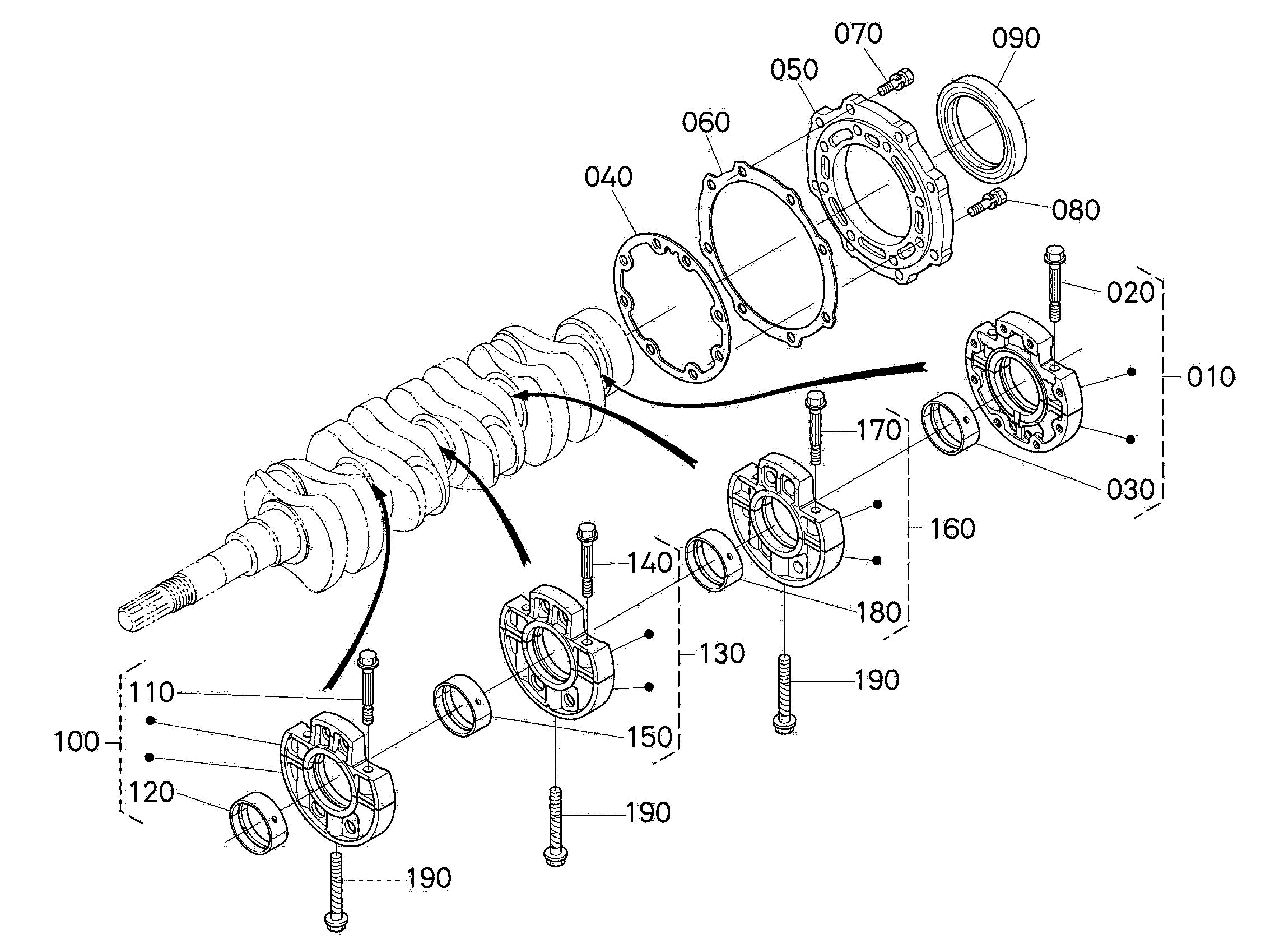 100 - MAIN BEARING CASE