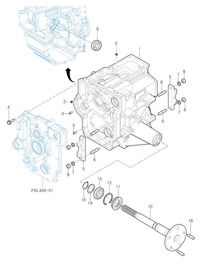 409 - REAR TRANSMISSION CASE