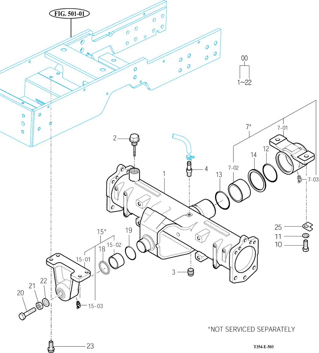 503 - FRONT AXLE HOUSING
