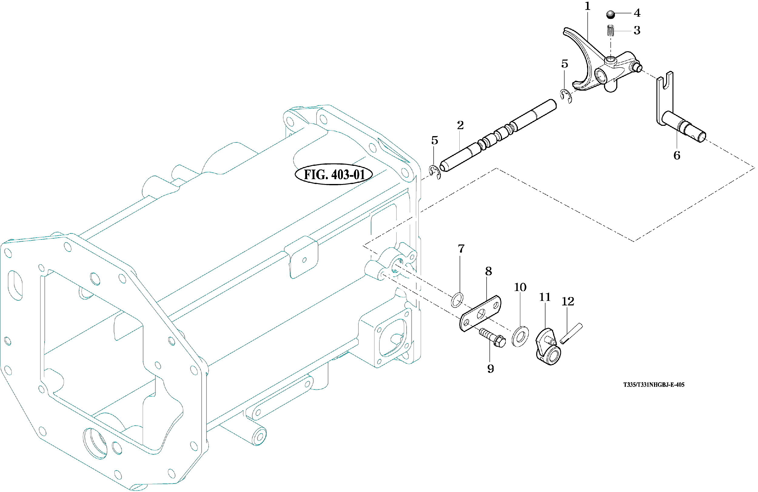 405 - REVERSE SHIFTER 405 - REVERSE SHIFTER