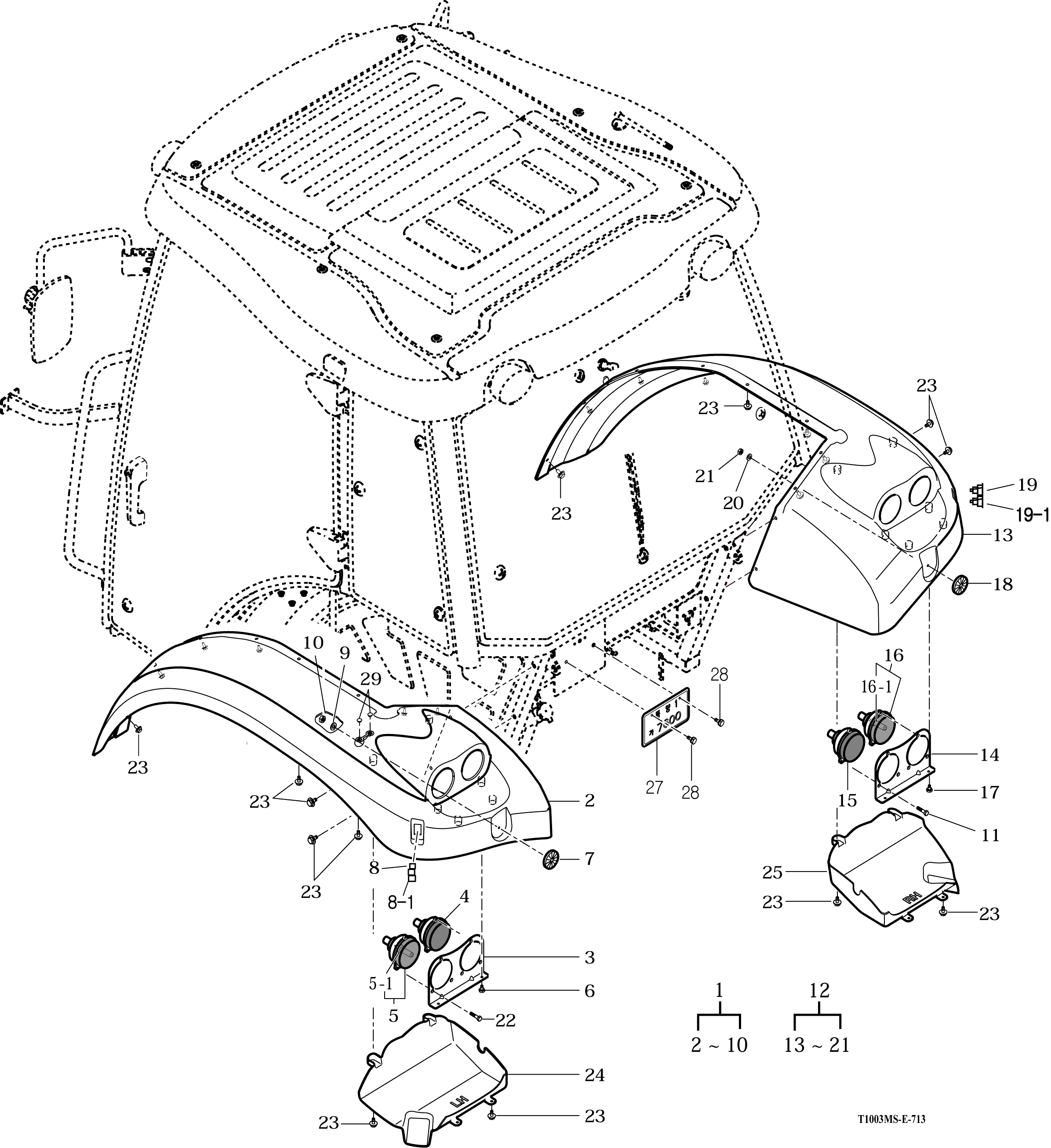 713 - SUB FENDER & COVER