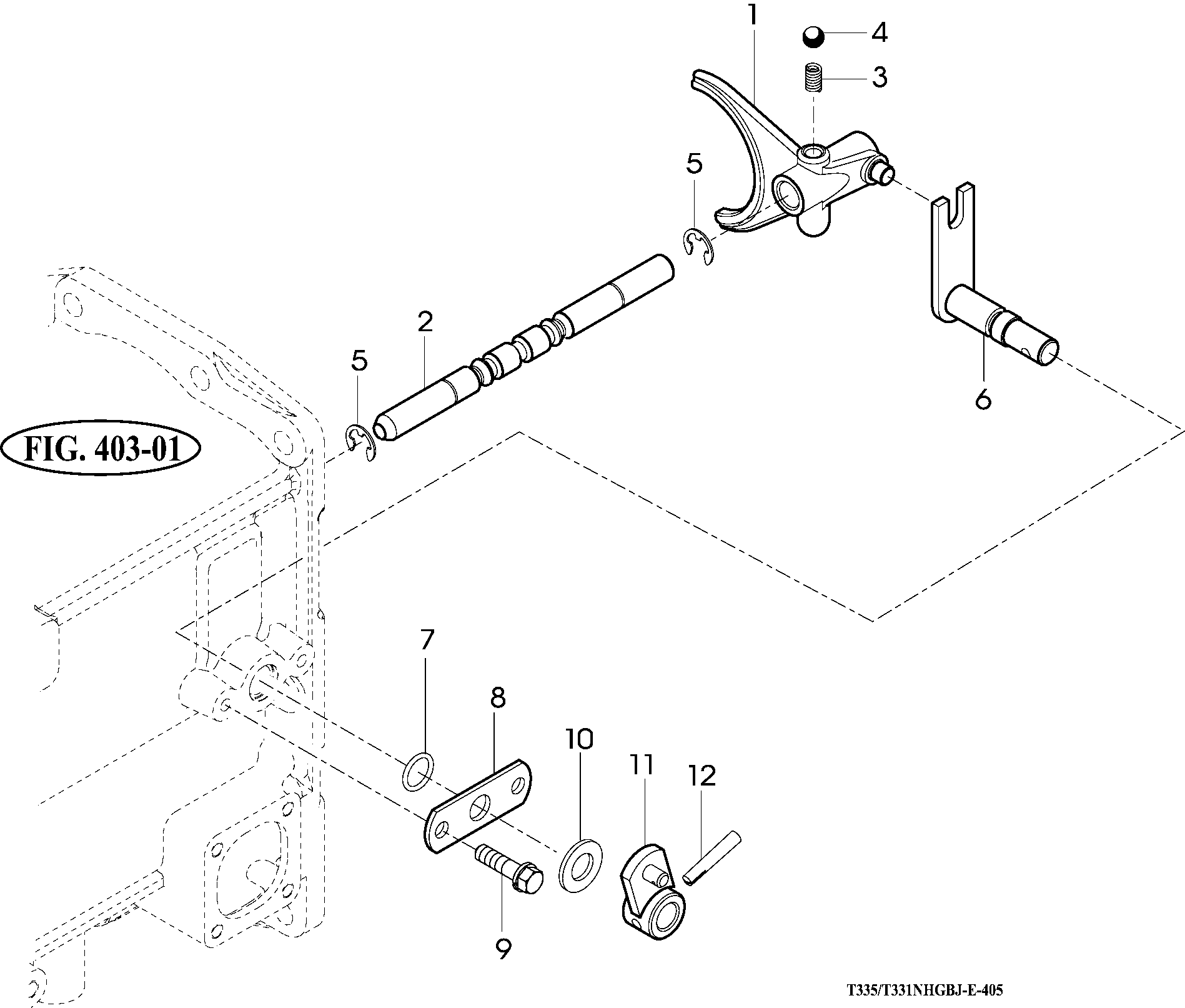 405 - REVERSE SHIFTER