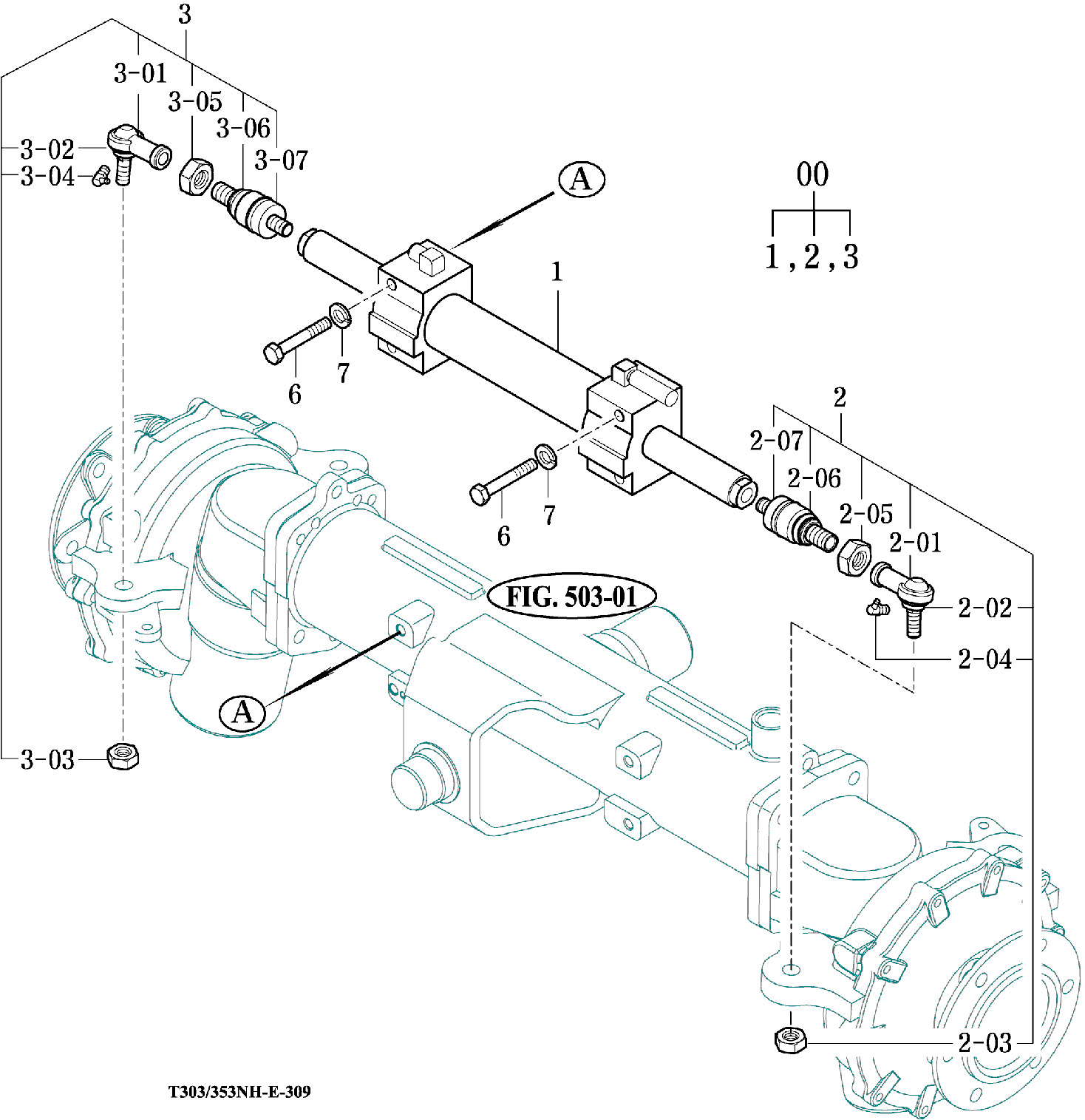 309 - STEERING CYLINDER