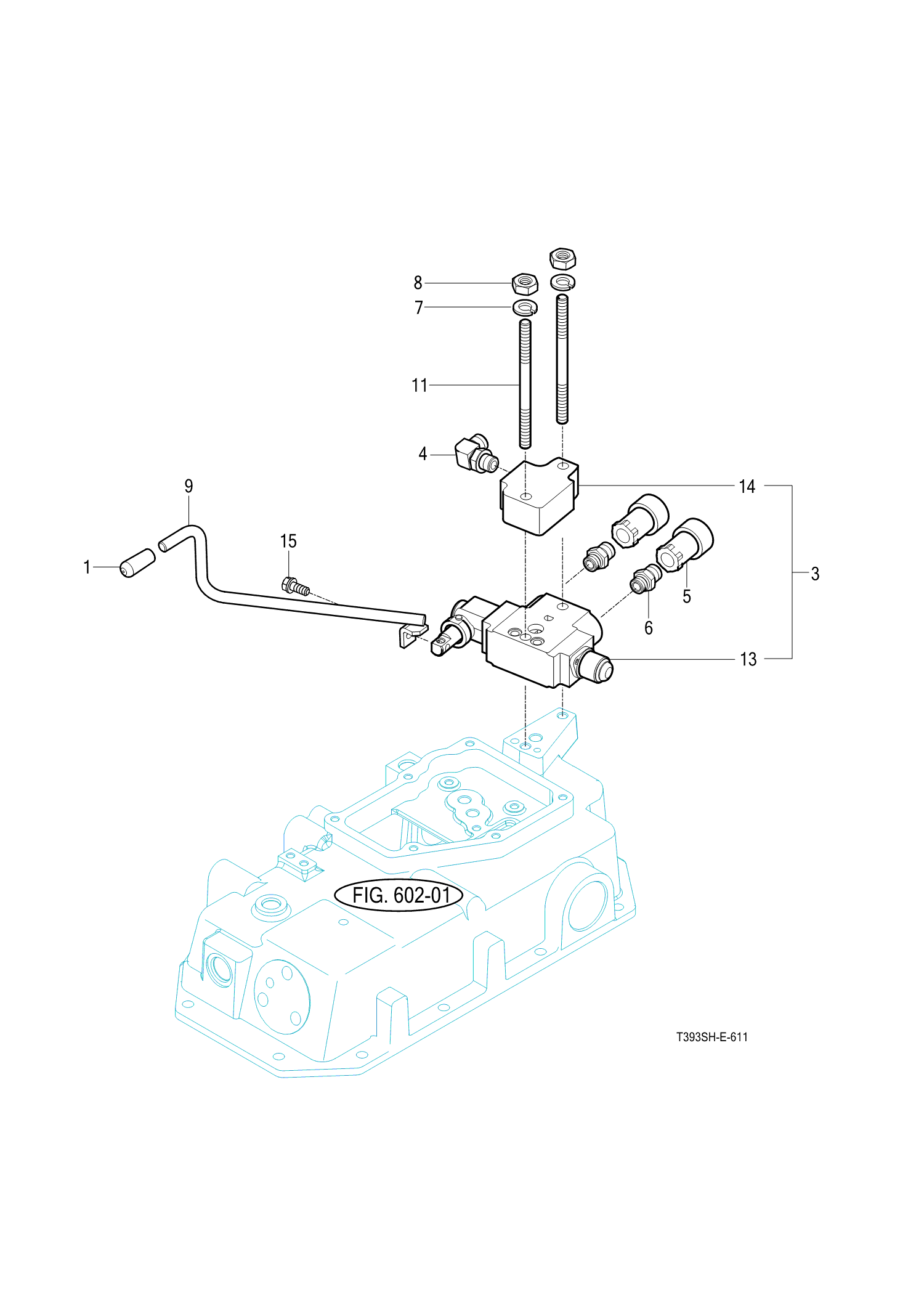 611 - EXTERIOR HYD. VALVE