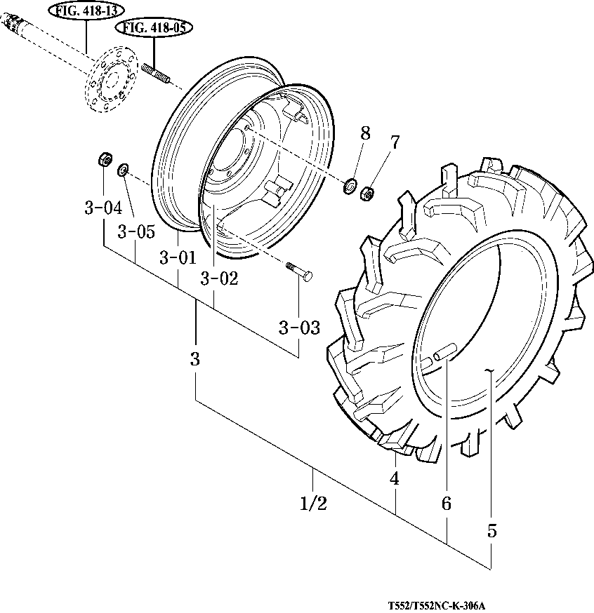 306 - REAR WHEEL
