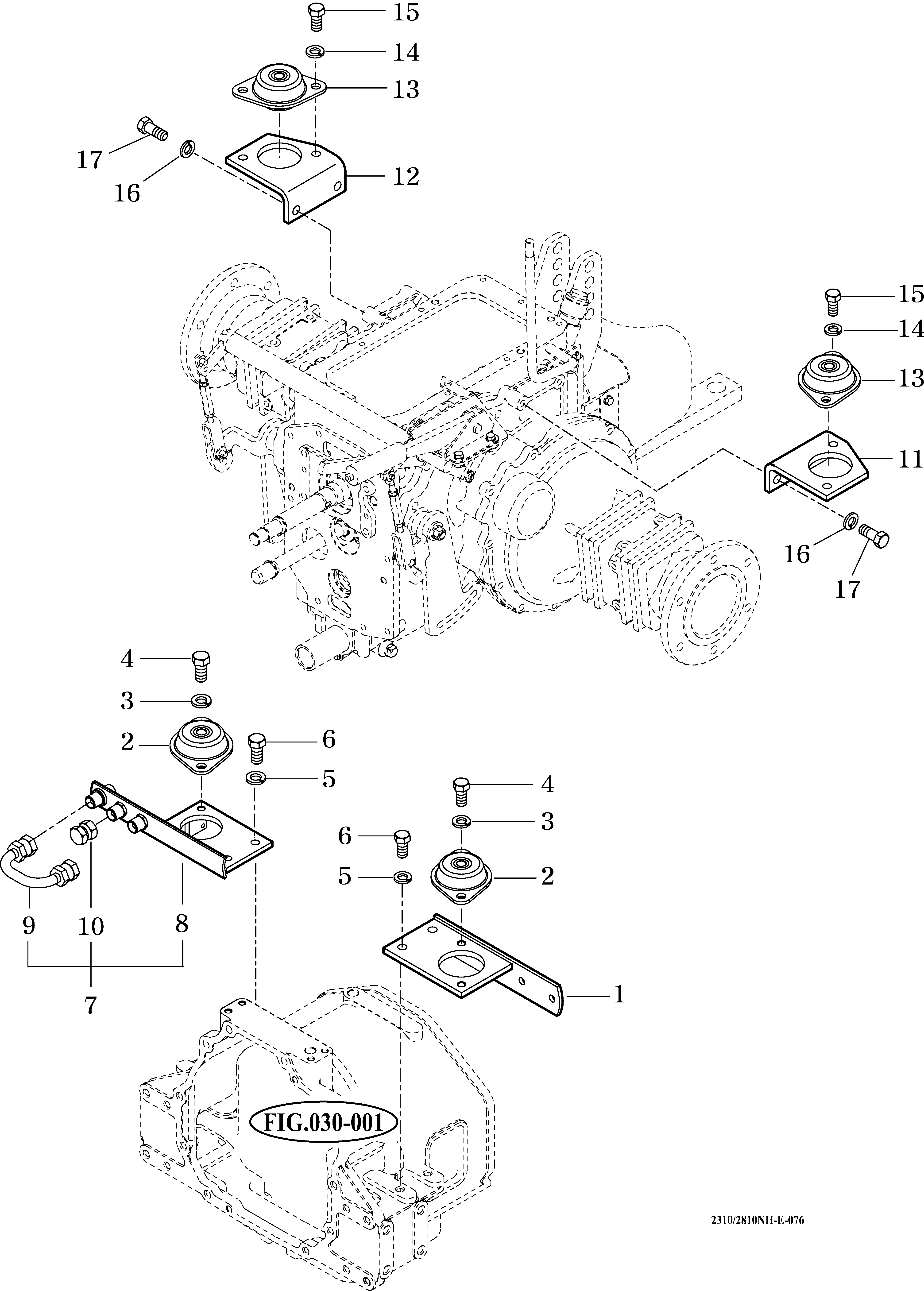 076 - FLOOR MOUNTING