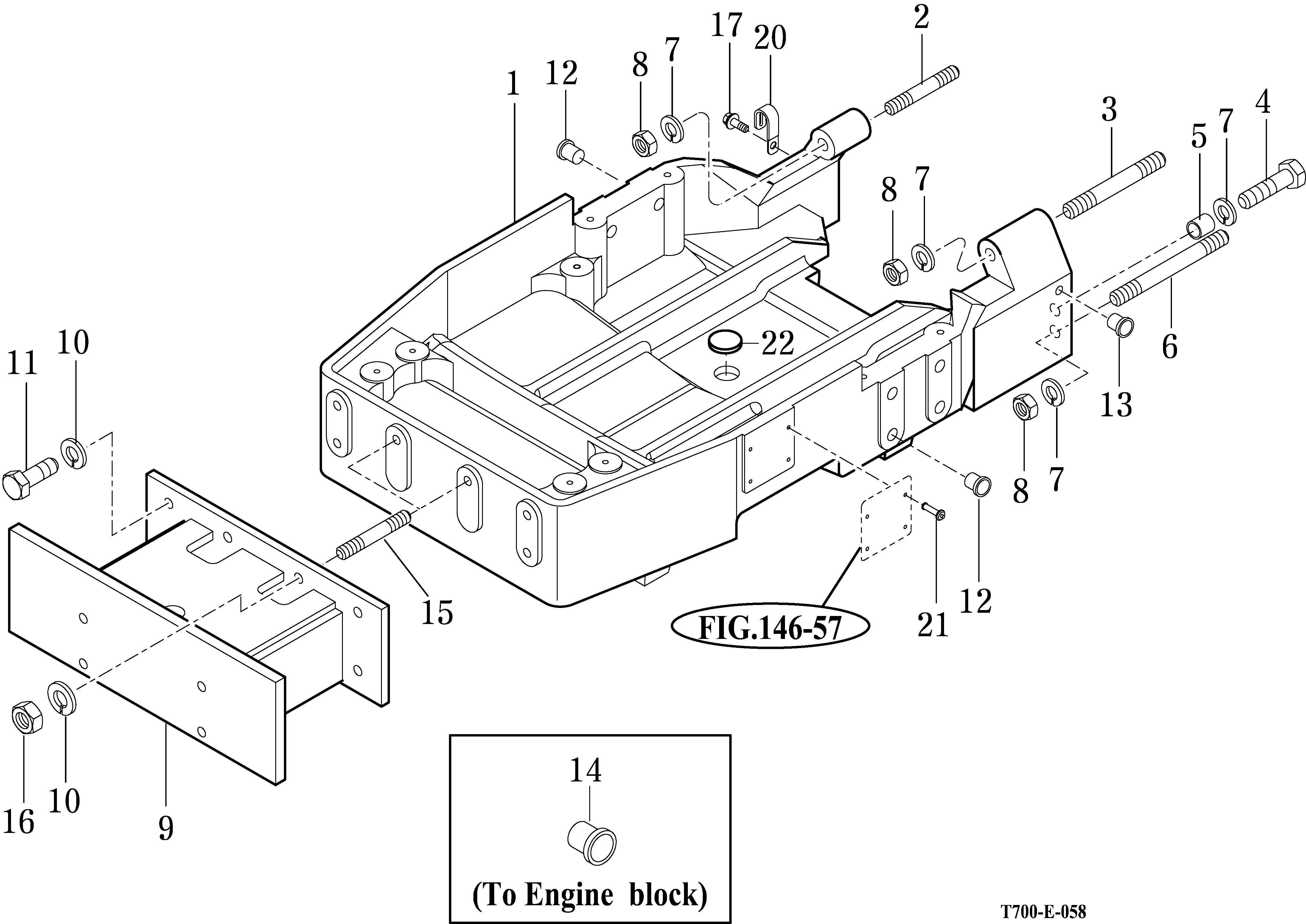 058 - FRONT AXLE SUPPORT
