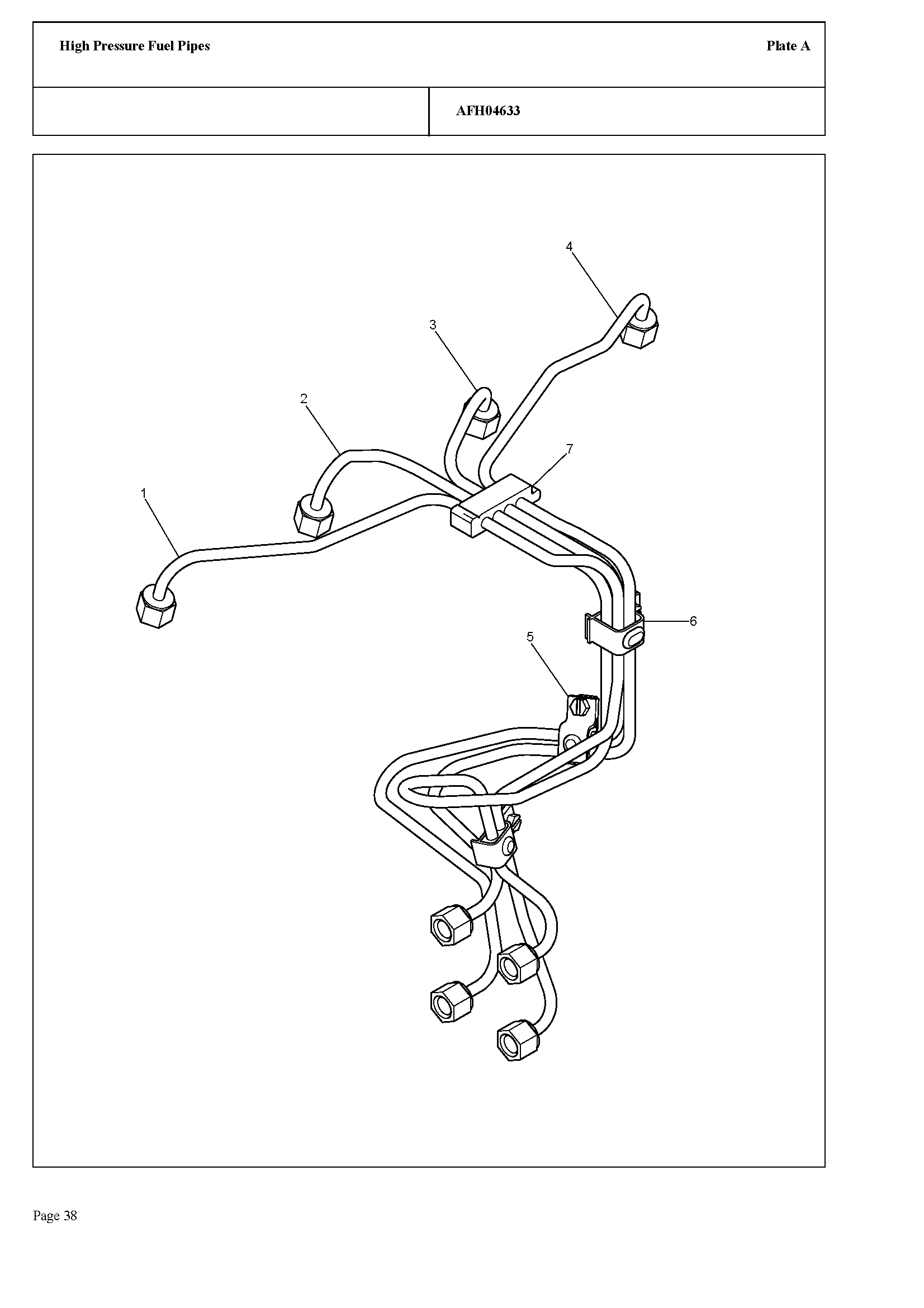 111 - HIGH PRESSURE FUEL PIPES