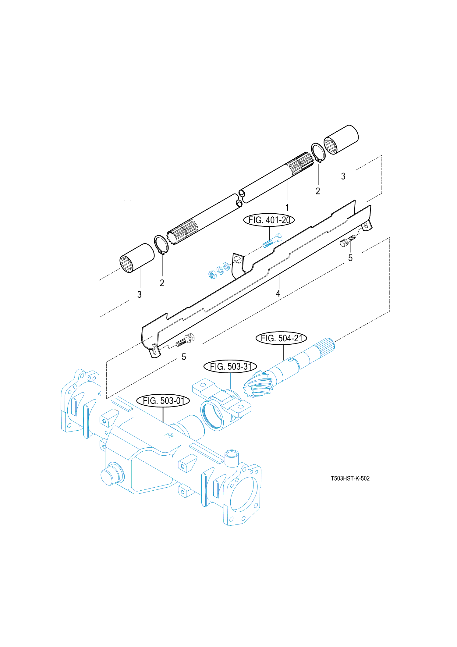 502 - FRONT DRIVE SHAFT