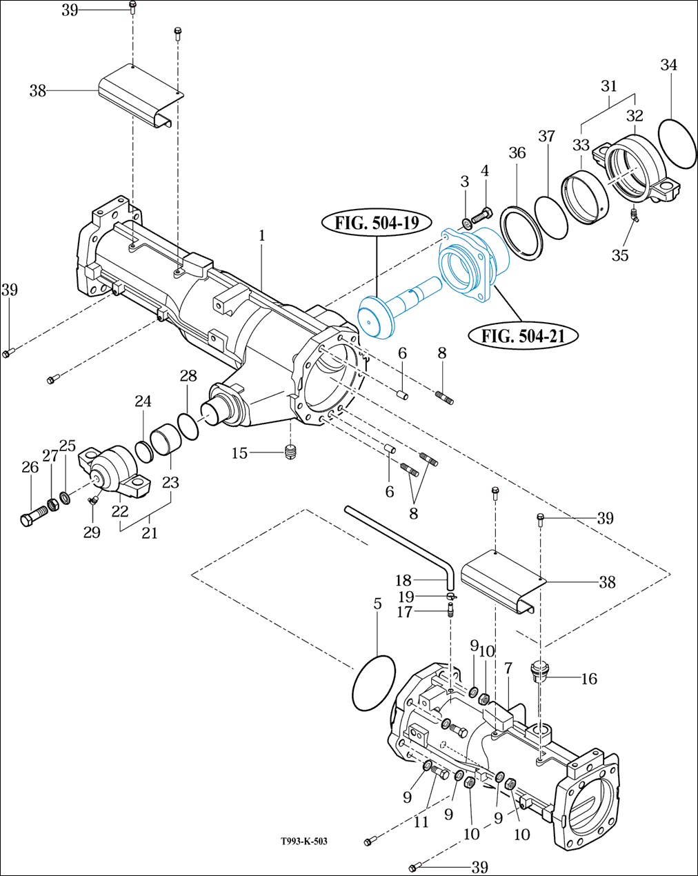 503 - FRONT AXLE HOUSING