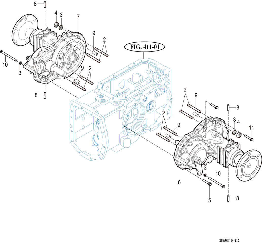 412 - REAR AXLE HOUSINGS (1)