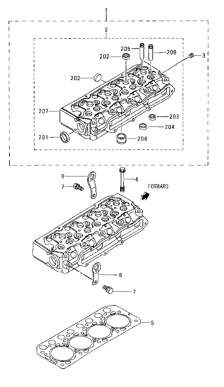 101 - CYLINDER HEAD