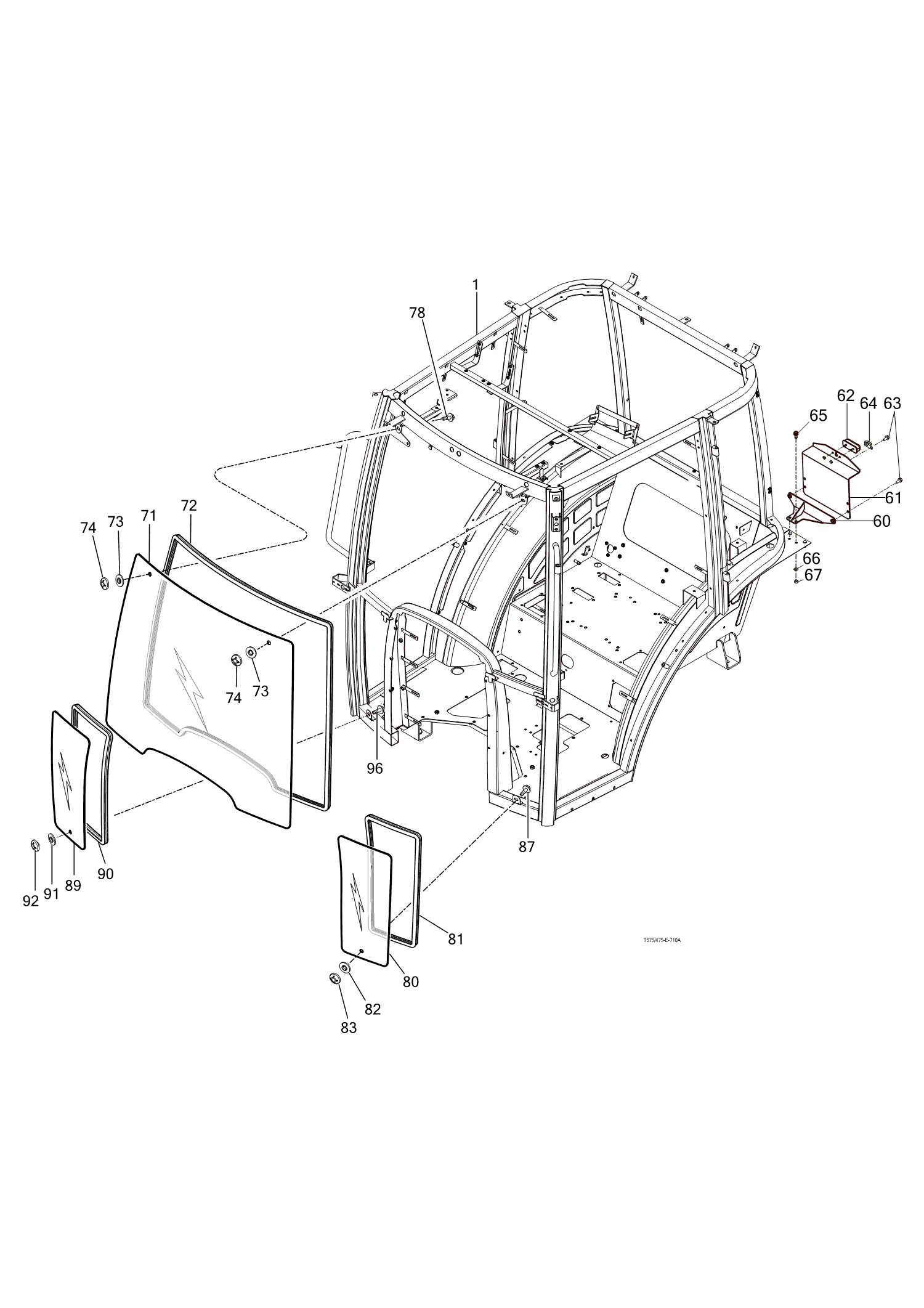 710A - FRONT GLASS